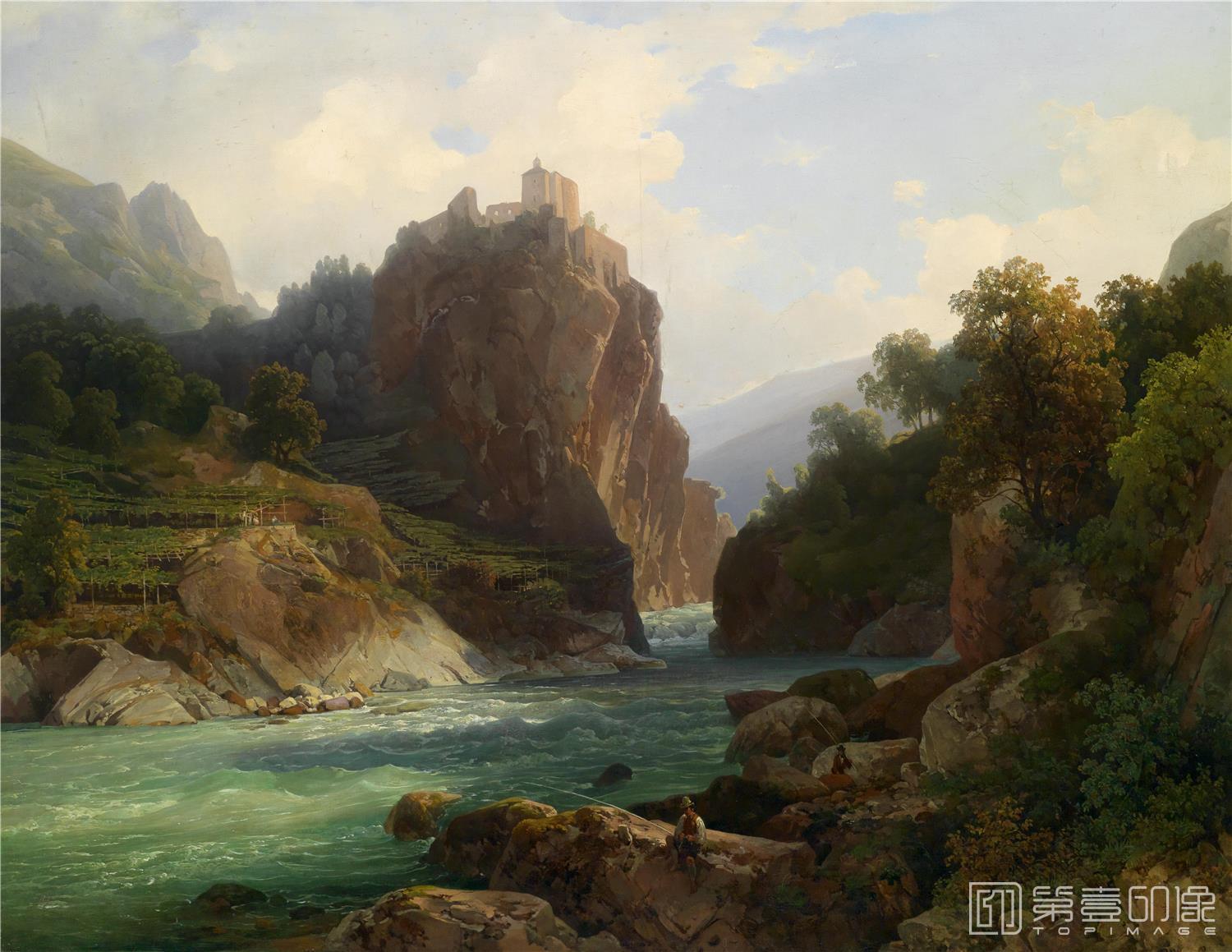 油画-19世纪世界风景油画精选-0014