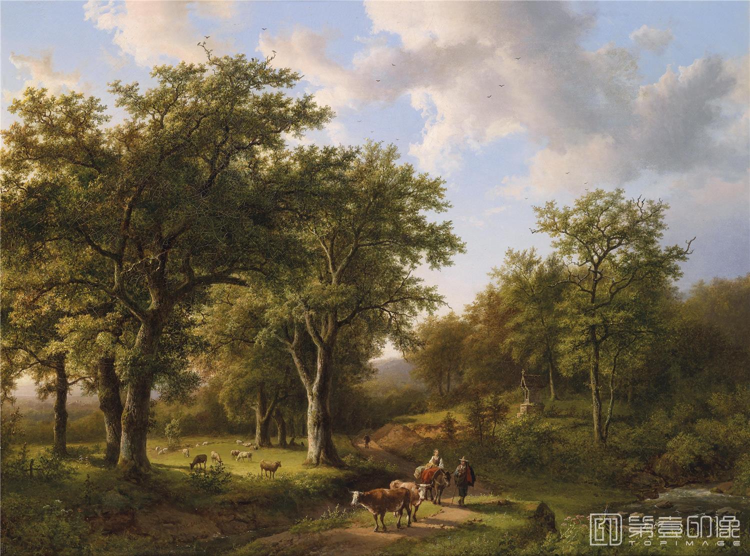 油画-19世纪世界风景油画精选-0341