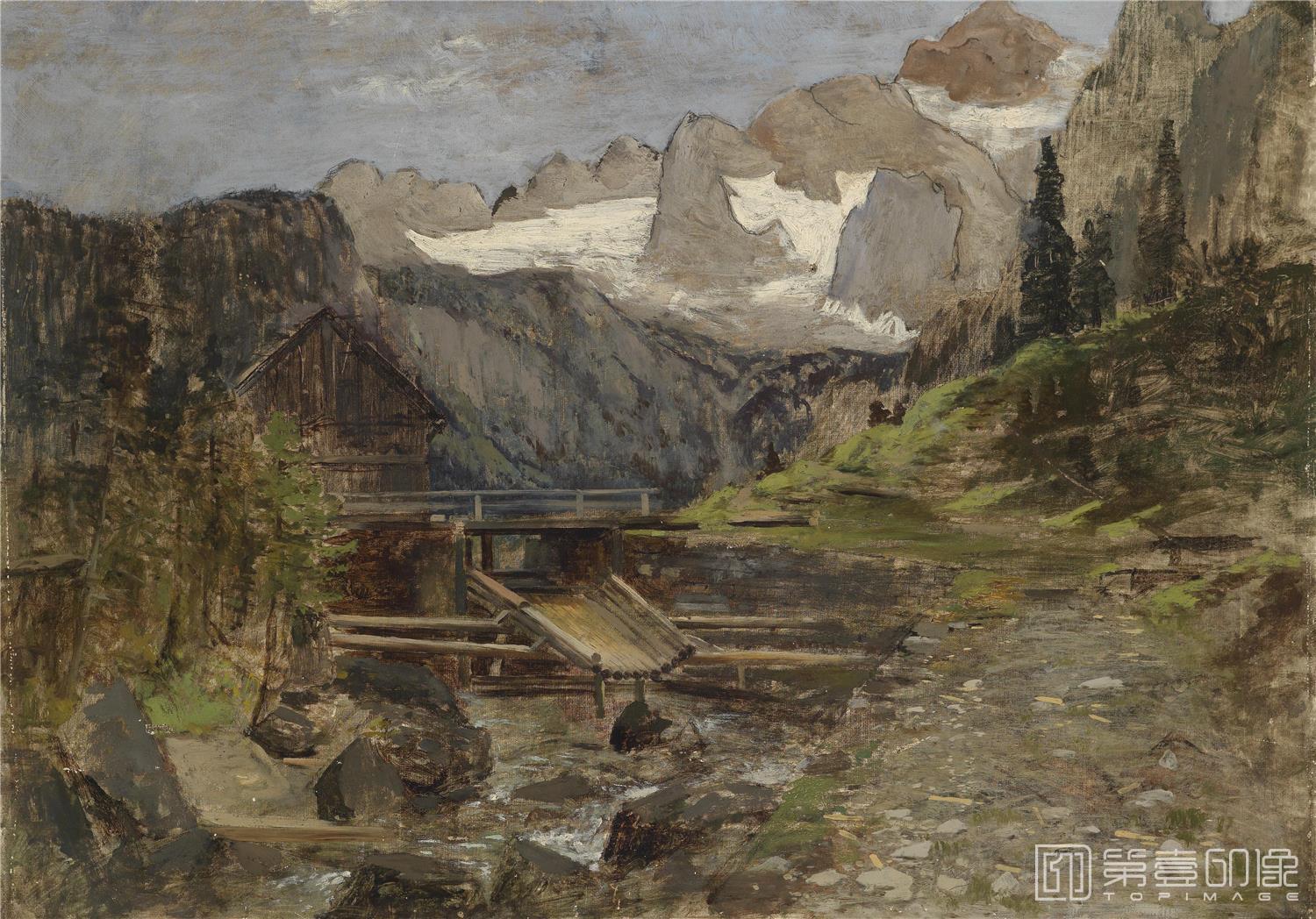油画-19世纪世界风景油画精选-0896