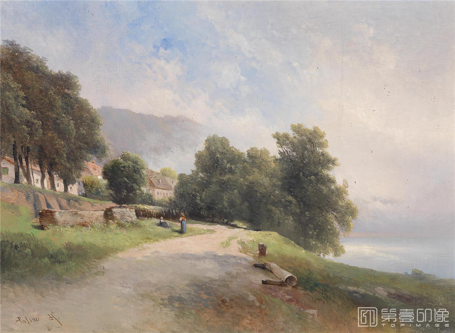 油画-19世纪世界风景油画精选-1084