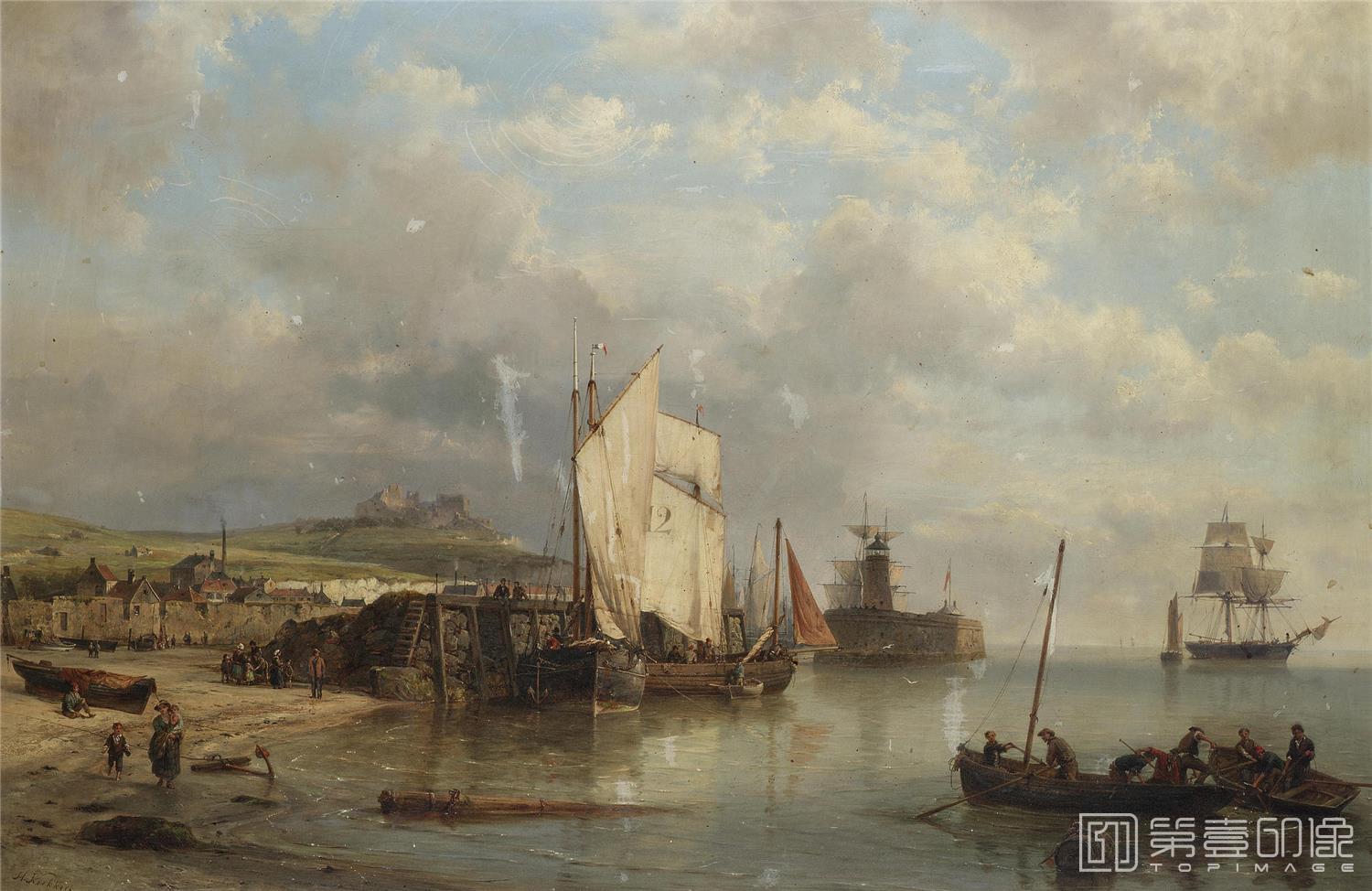 油画-19世纪世界风景油画精选-1117