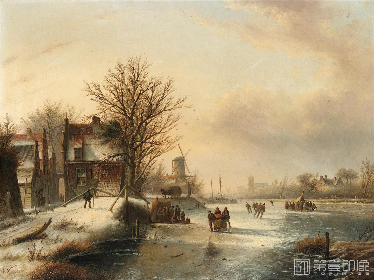 油画-19世纪世界风景油画精选-1171