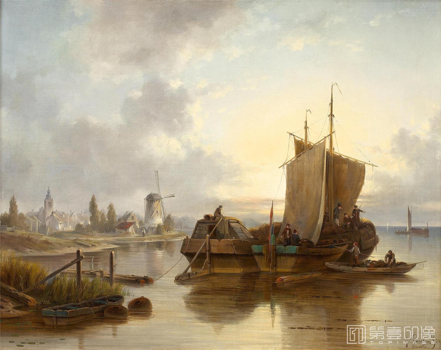 油画-19世纪世界风景油画精选-1177