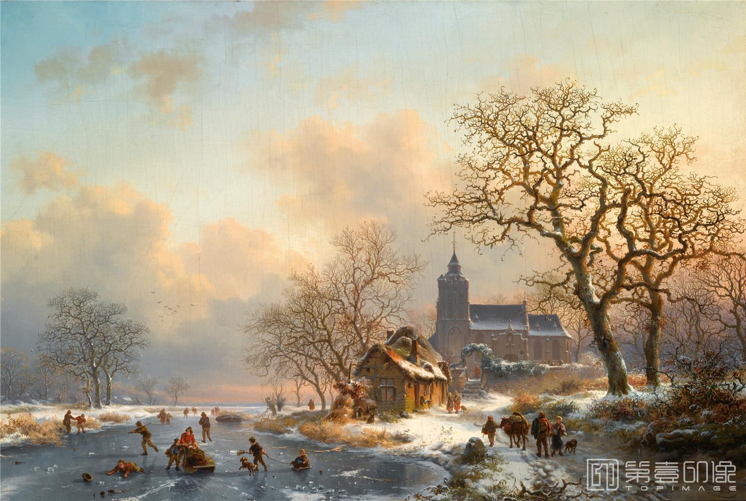 油画-19世纪世界风景油画精选-1340