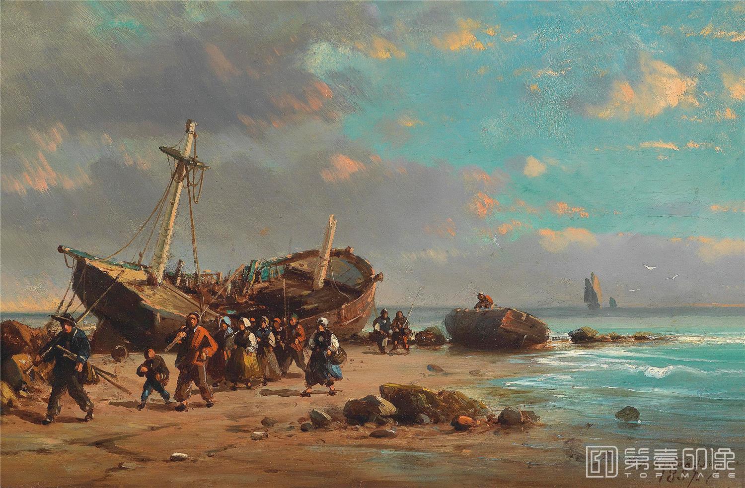 油画-19世纪世界风景油画精选-1668