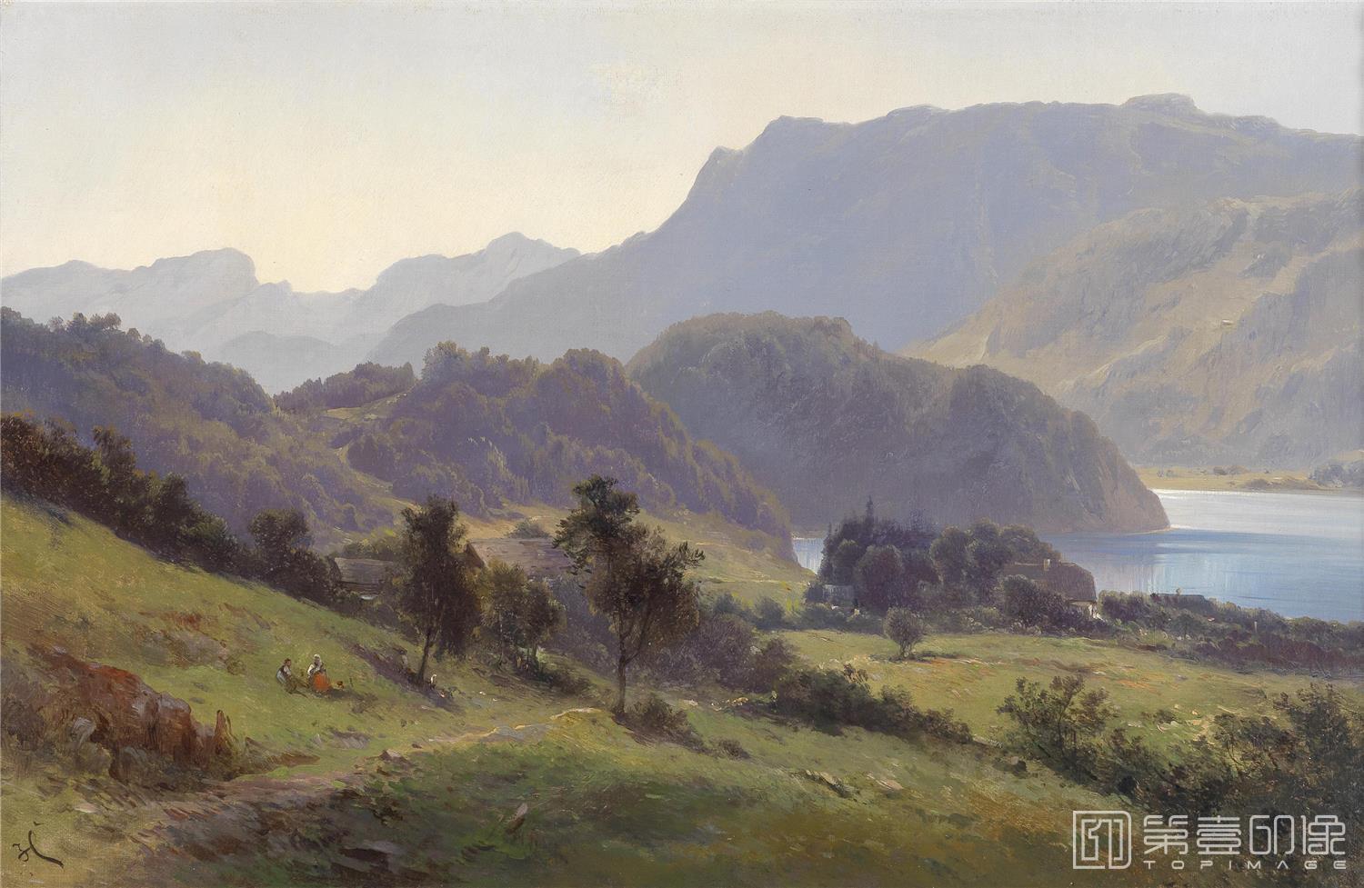 油画-19世纪世界风景油画精选-1800
