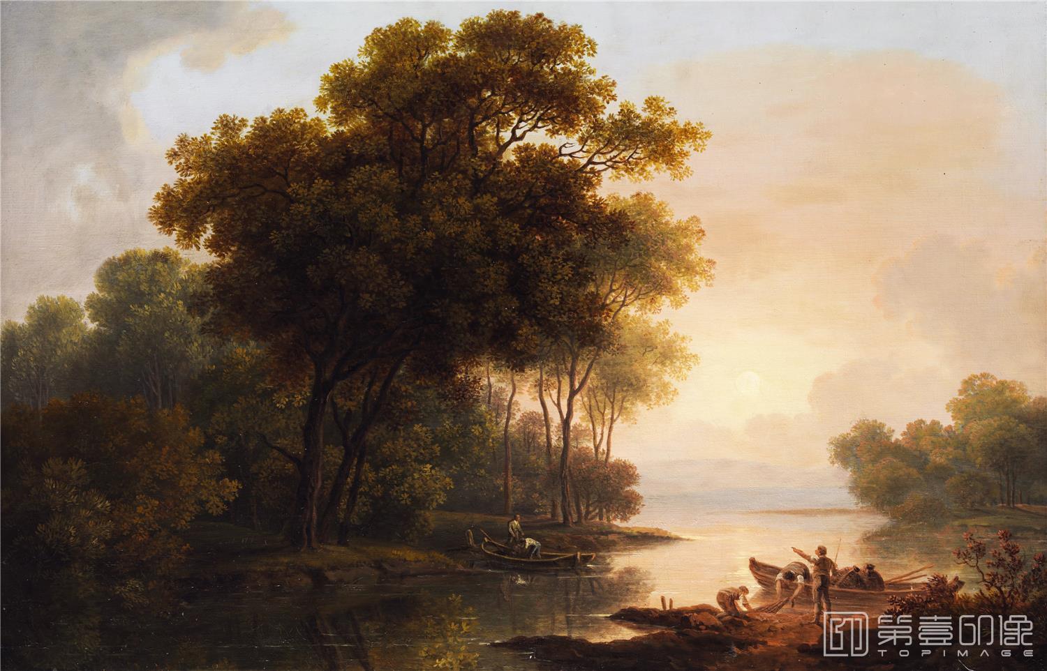 油画-19世纪世界风景油画精选-2266