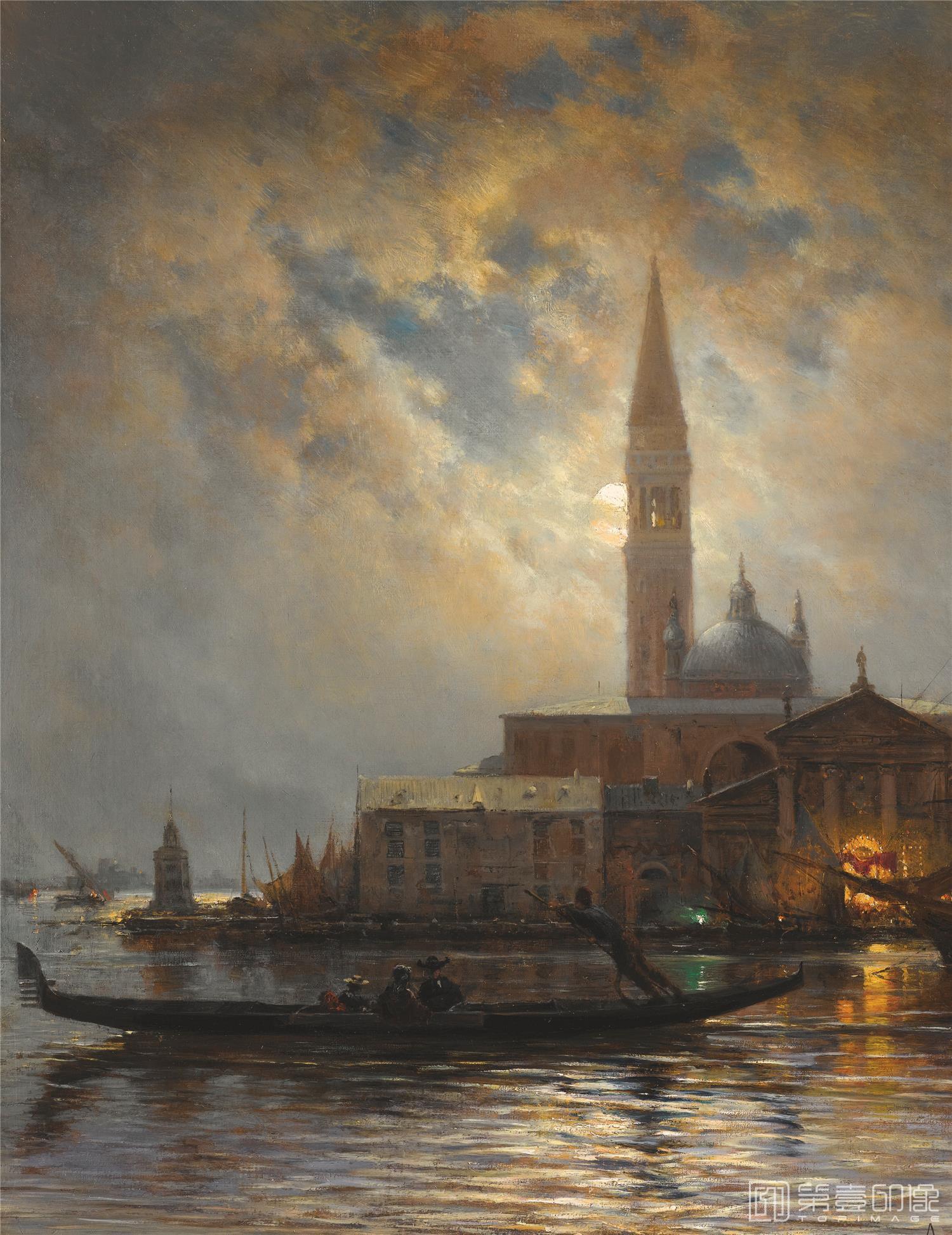 油画-19世纪世界风景油画精选-2343