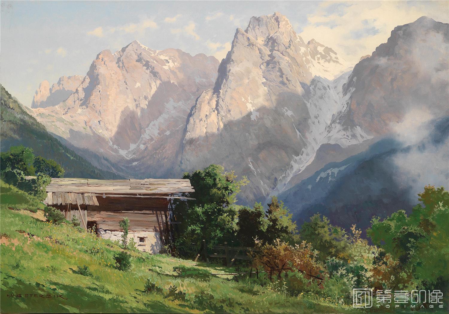油画-19世纪世界风景油画精选-2456