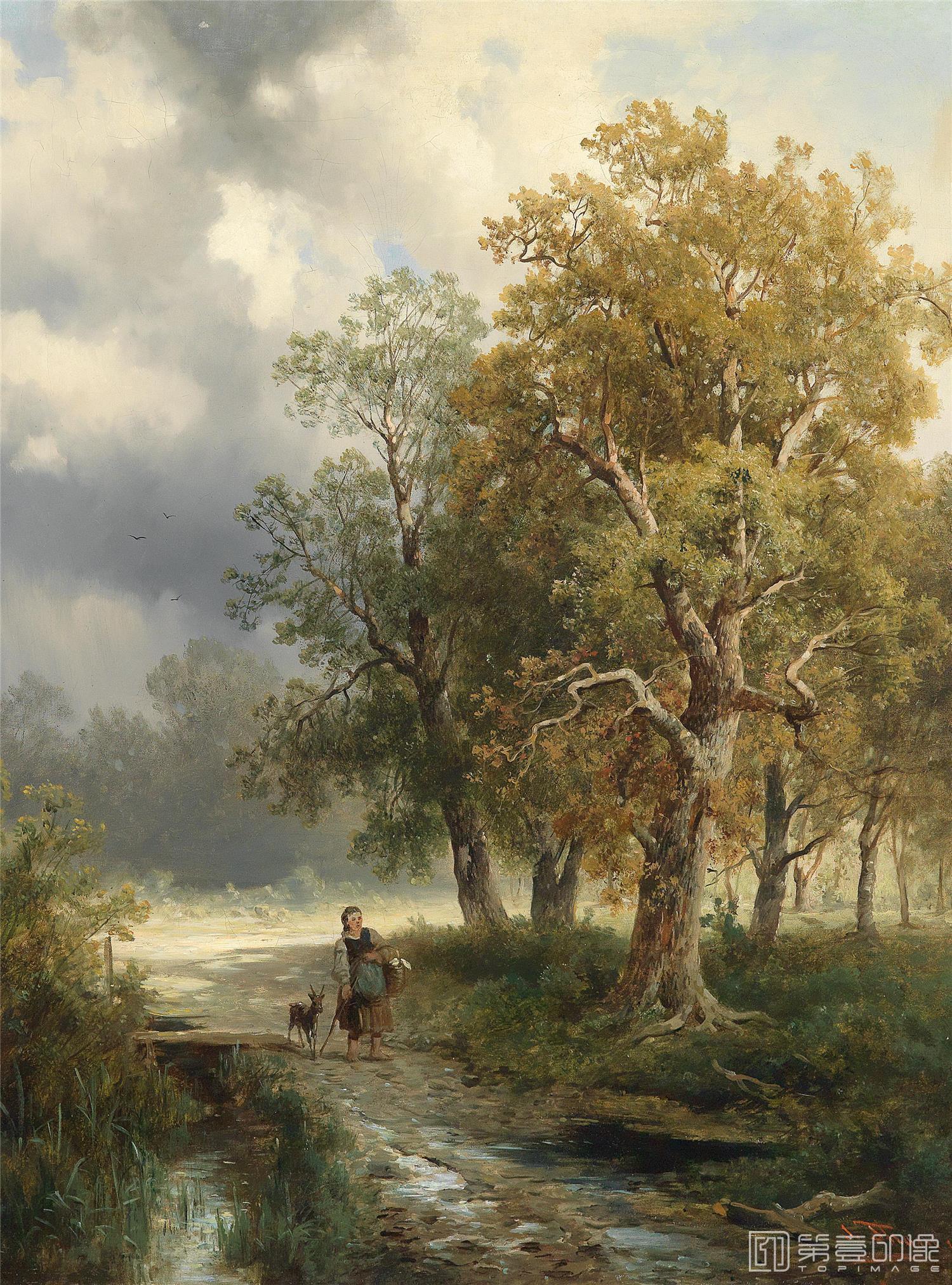 油画-19世纪世界风景油画精选-2615