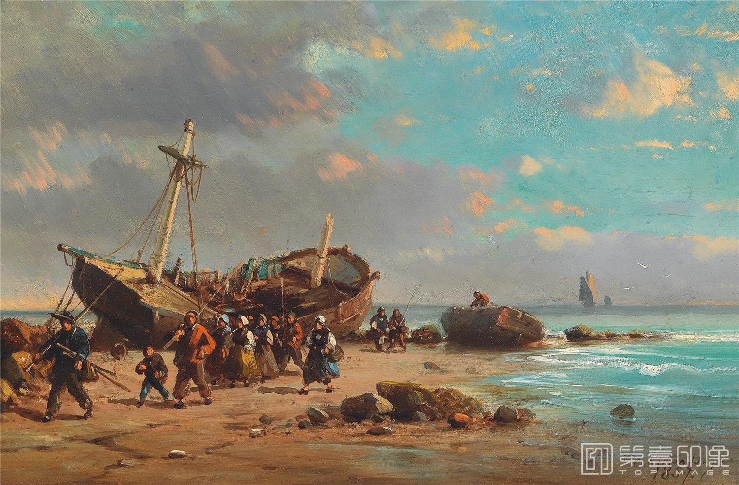 油画-19世纪世界风景油画精选-2660