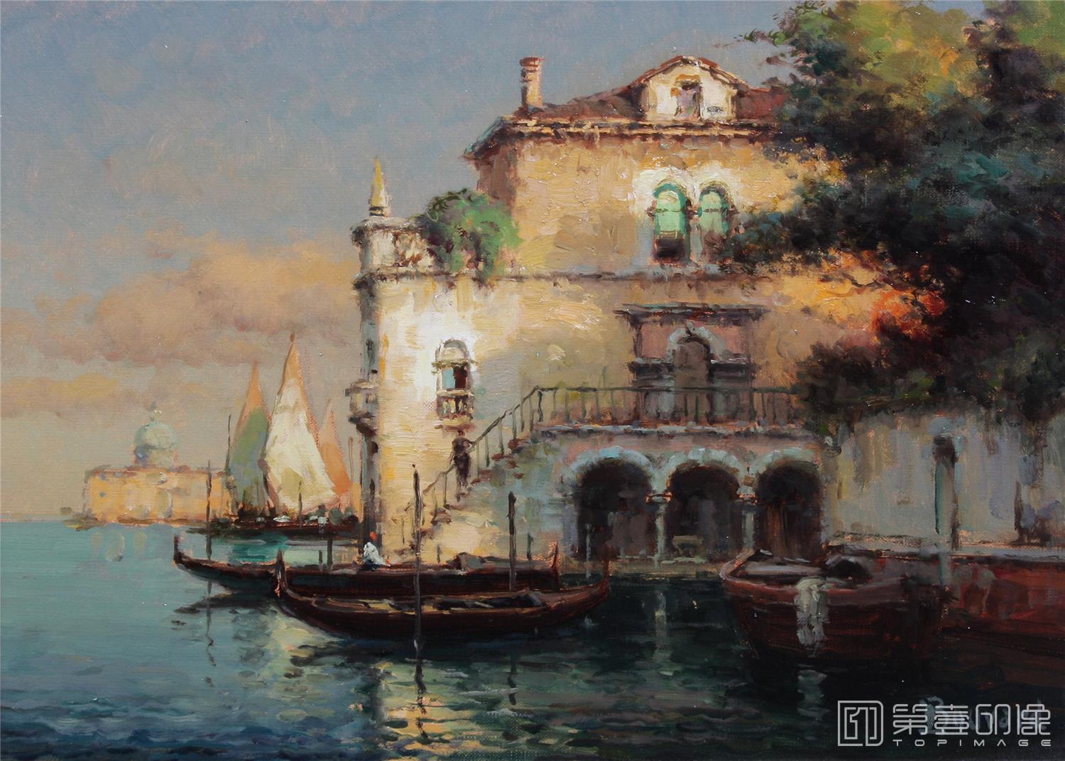 油画-19世纪世界风景油画精选-2973