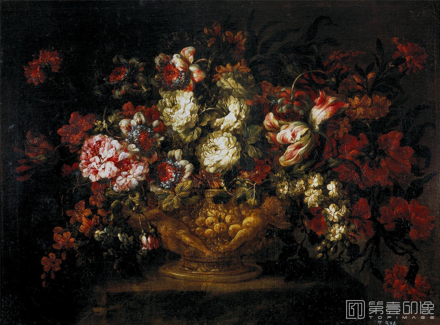油画-花之王者-古典花卉油画集-360