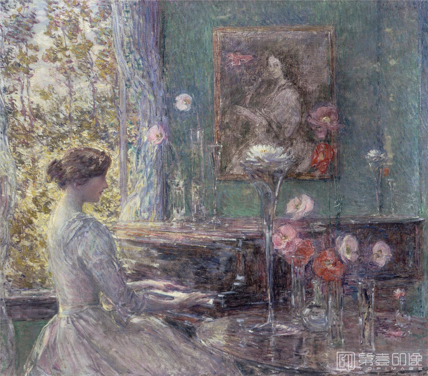 油画-蔡尔德·哈萨姆 Frederick Childe Hassam作品集-04