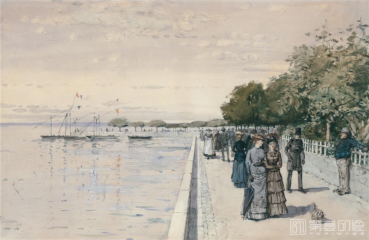 油画-蔡尔德·哈萨姆 Frederick Childe Hassam作品集-18