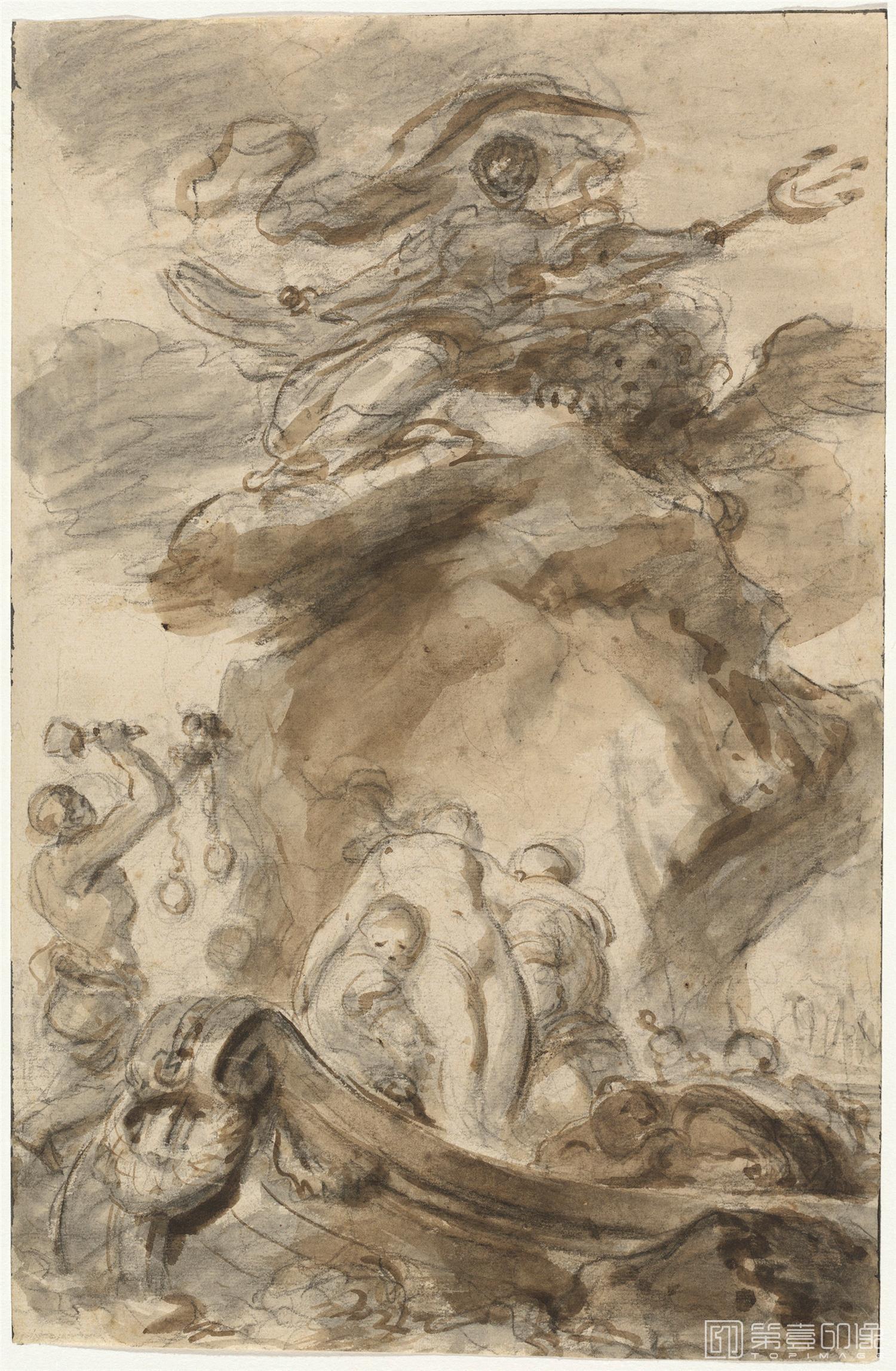 素描-美国华盛顿国立美术馆素描藏画-0061