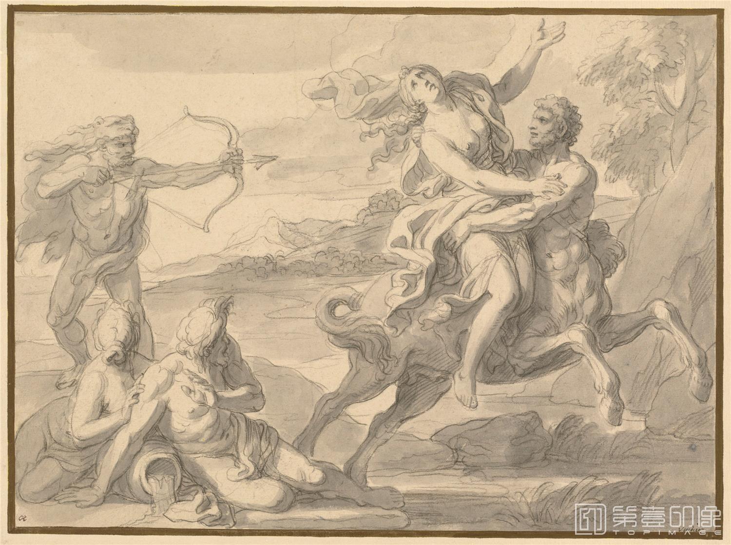 素描-美国华盛顿国立美术馆素描藏画-0069