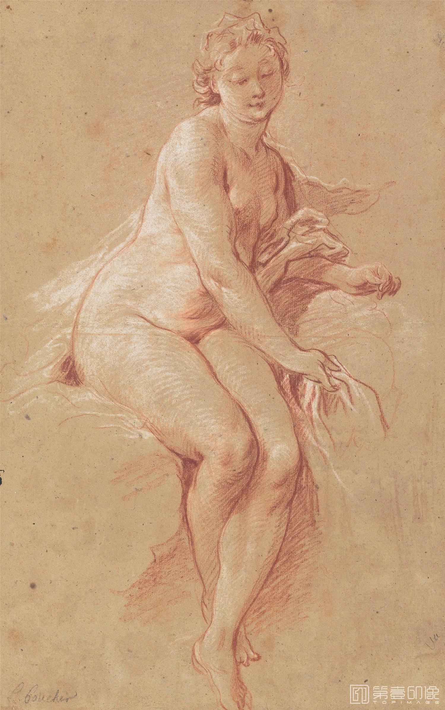 素描-美国华盛顿国立美术馆素描藏画-0151