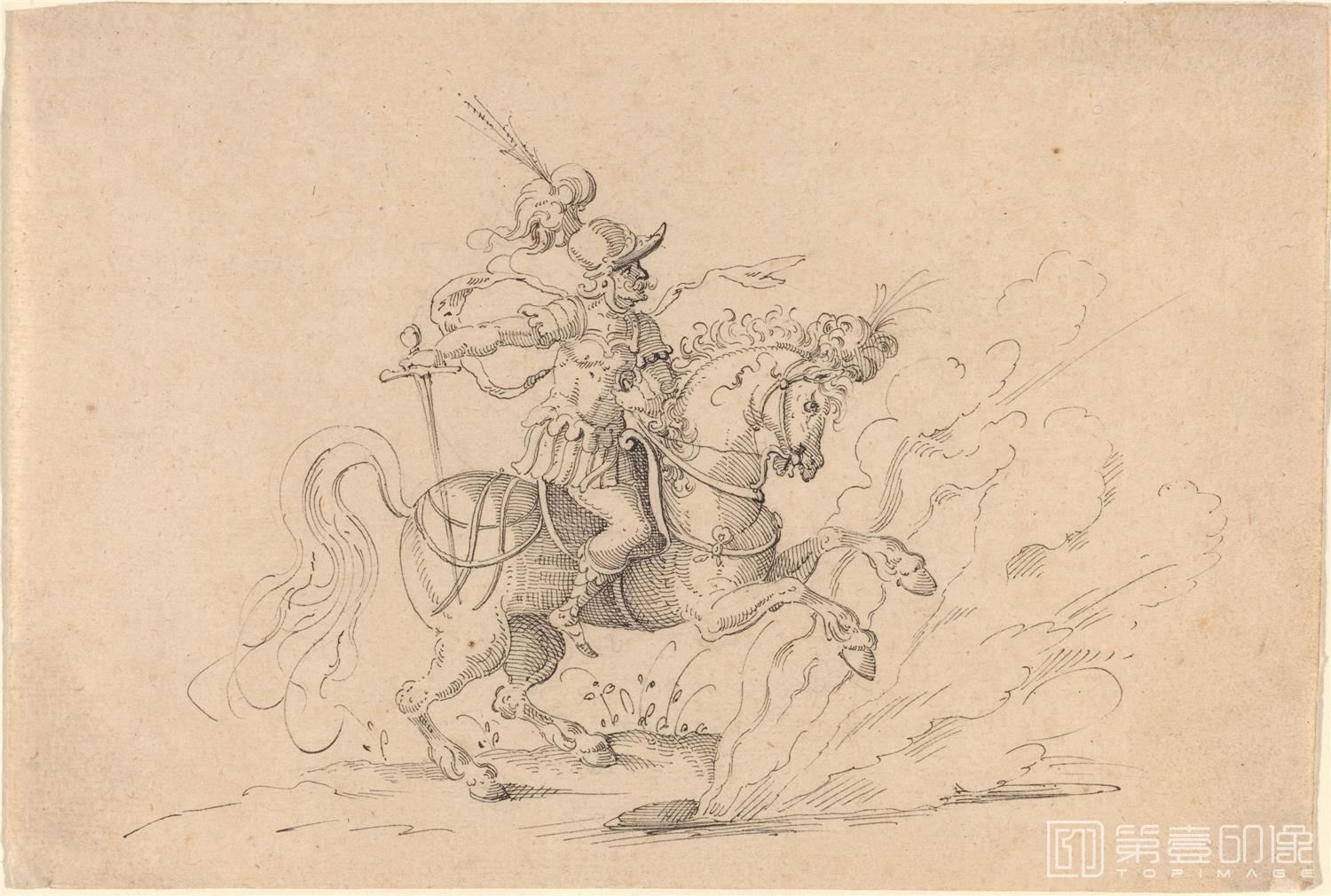 素描-美国华盛顿国立美术馆素描藏画-0823