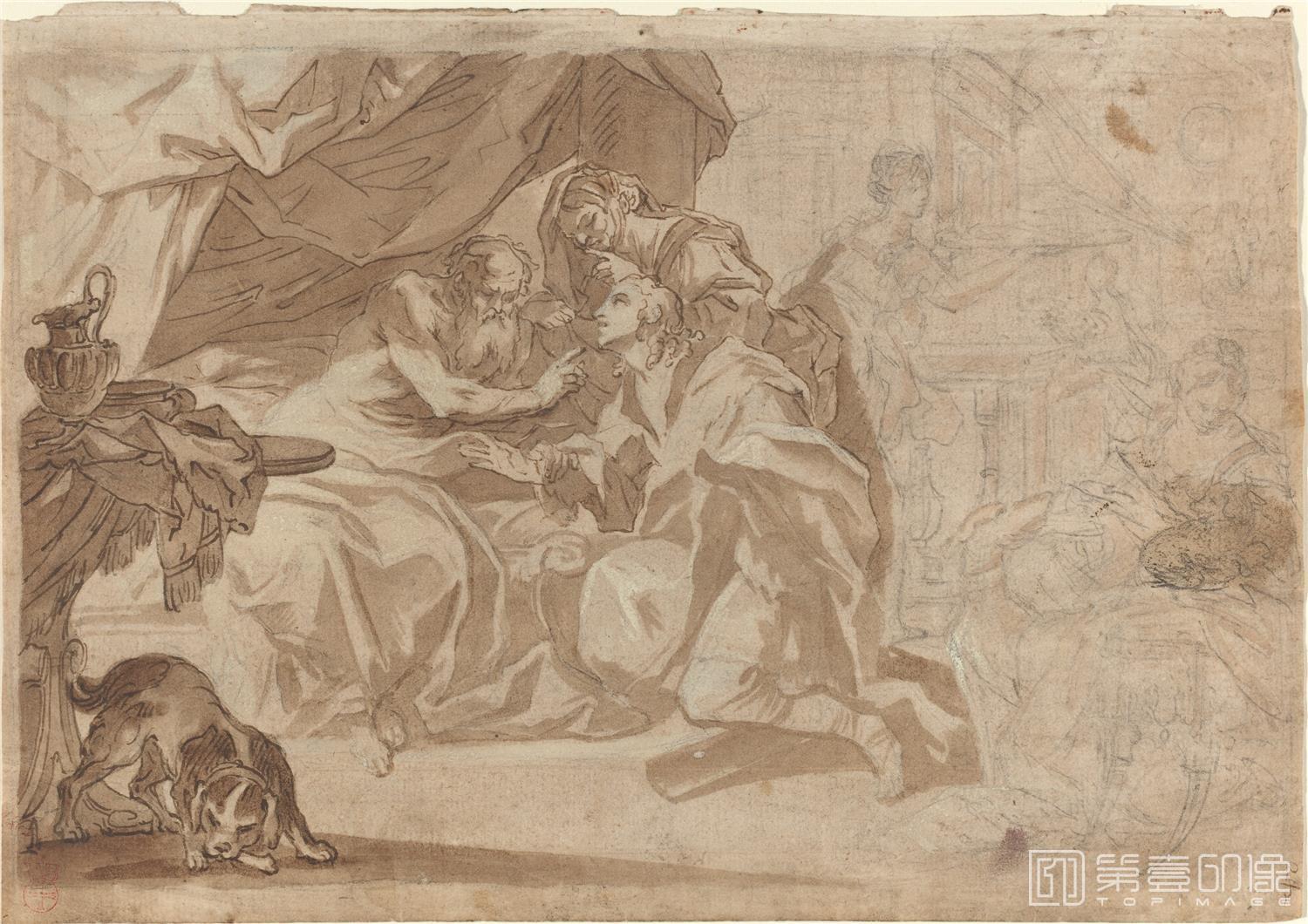 素描-美国华盛顿国立美术馆素描藏画-1566