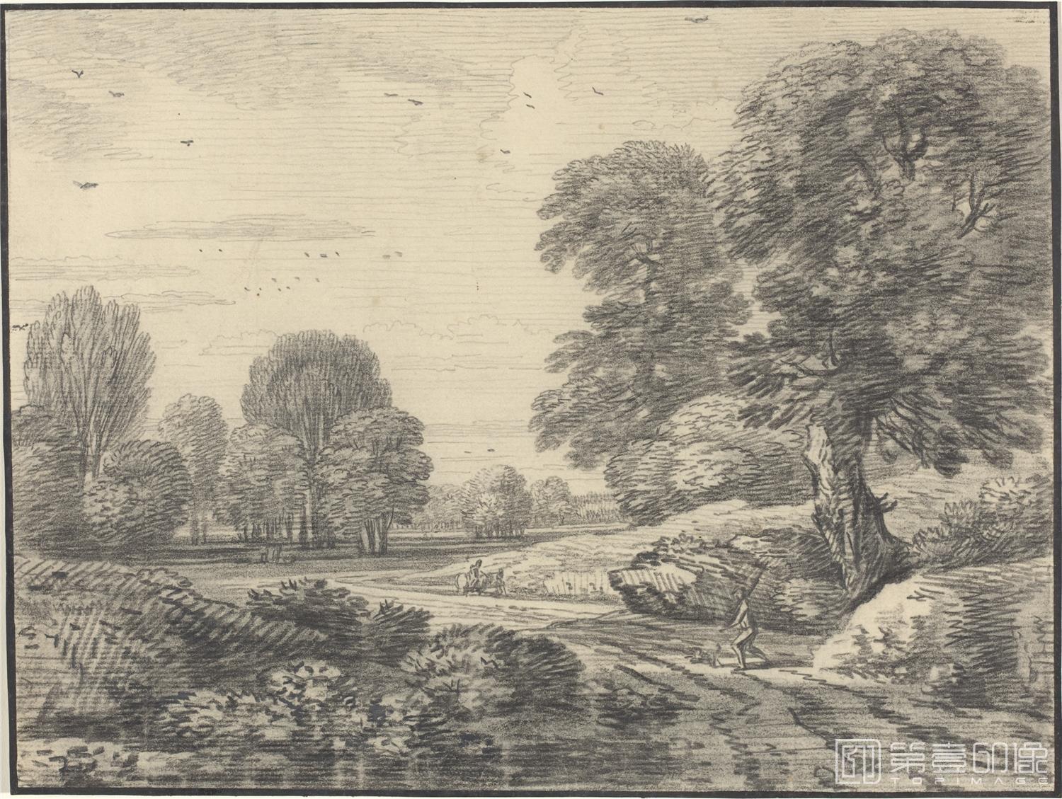 素描-美国华盛顿国立美术馆素描藏画-1586