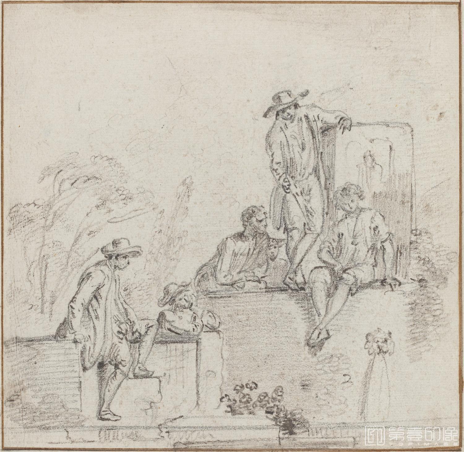素描-美国华盛顿国立美术馆素描藏画-1599
