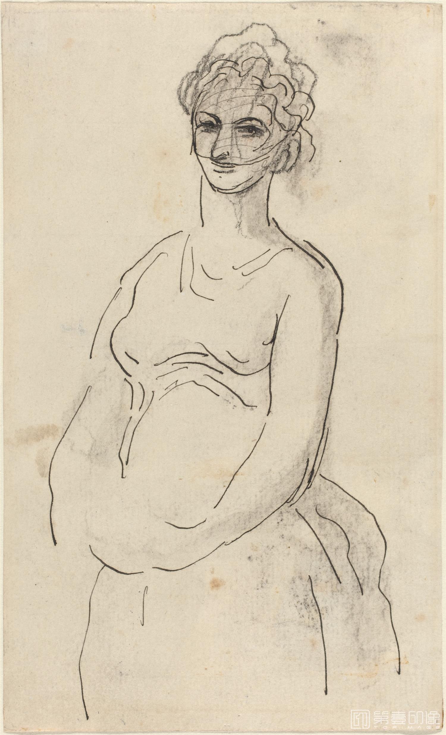 素描-美国华盛顿国立美术馆素描藏画-1714