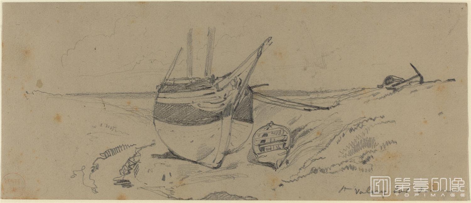 素描-美国华盛顿国立美术馆素描藏画-1744