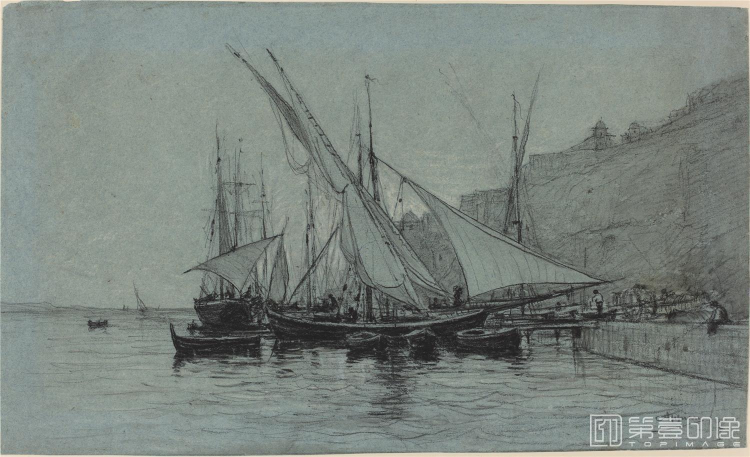 素描-美国华盛顿国立美术馆素描藏画-1796