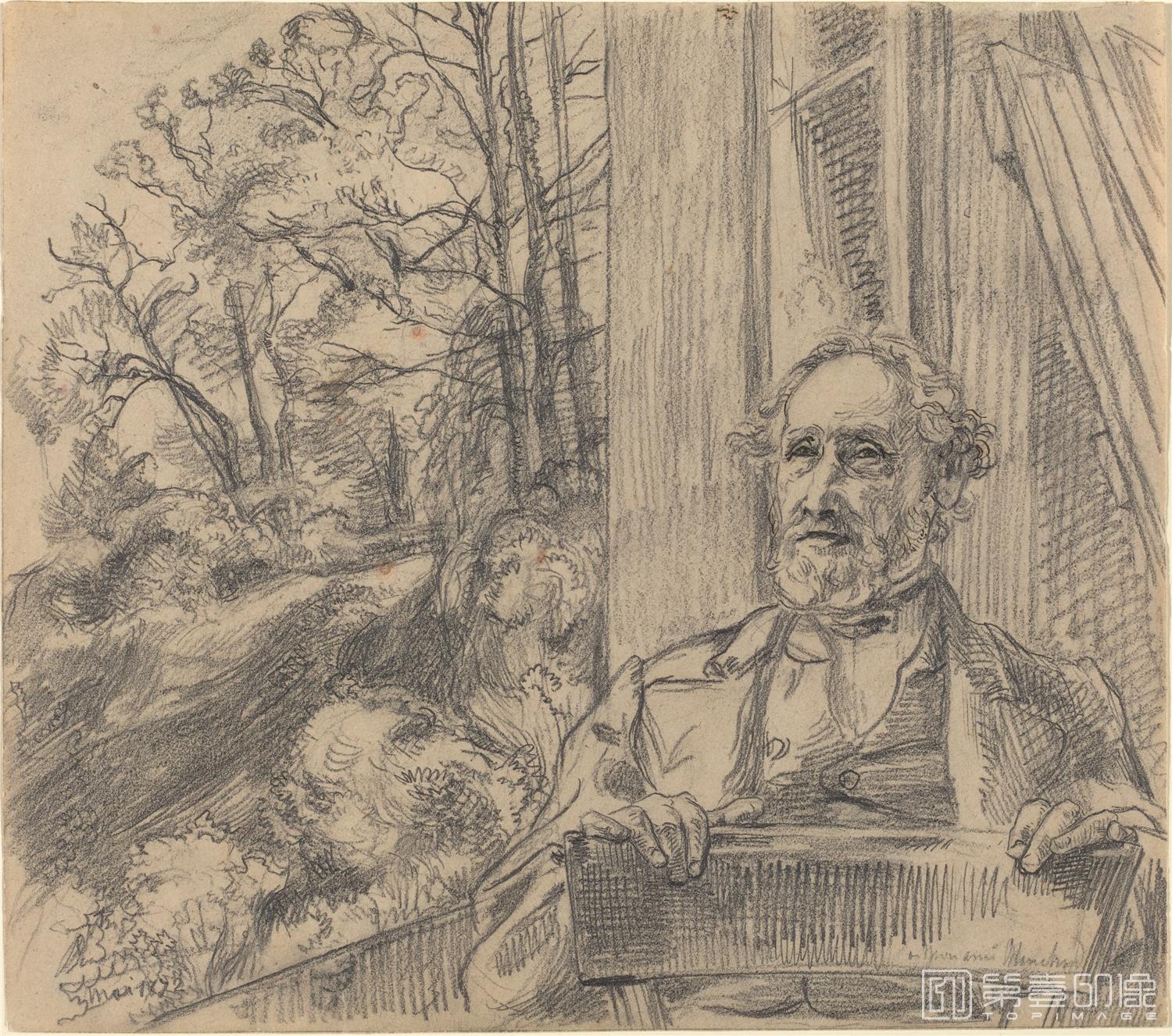 素描-美国华盛顿国立美术馆素描藏画-1812