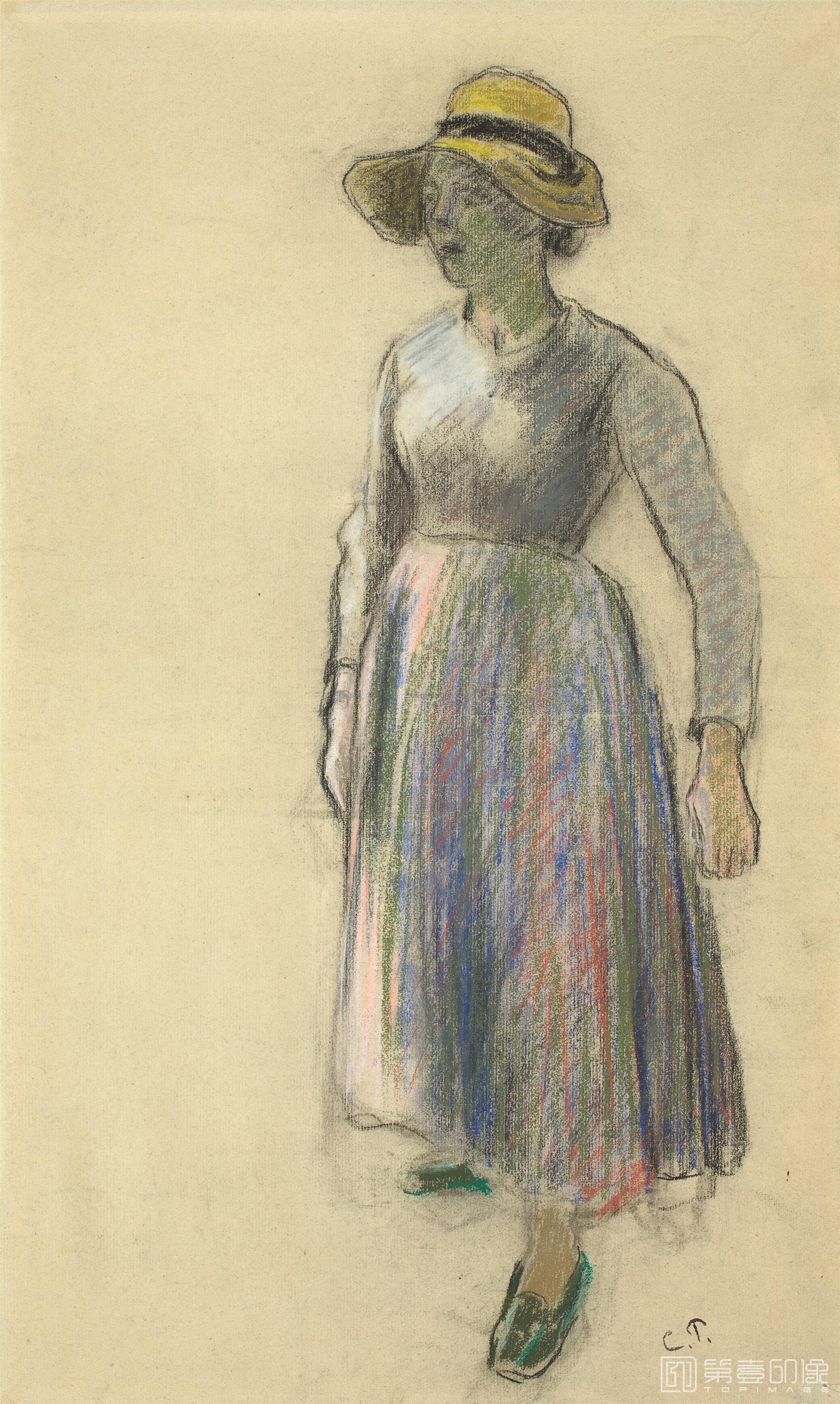 素描-美国华盛顿国立美术馆素描藏画-1889