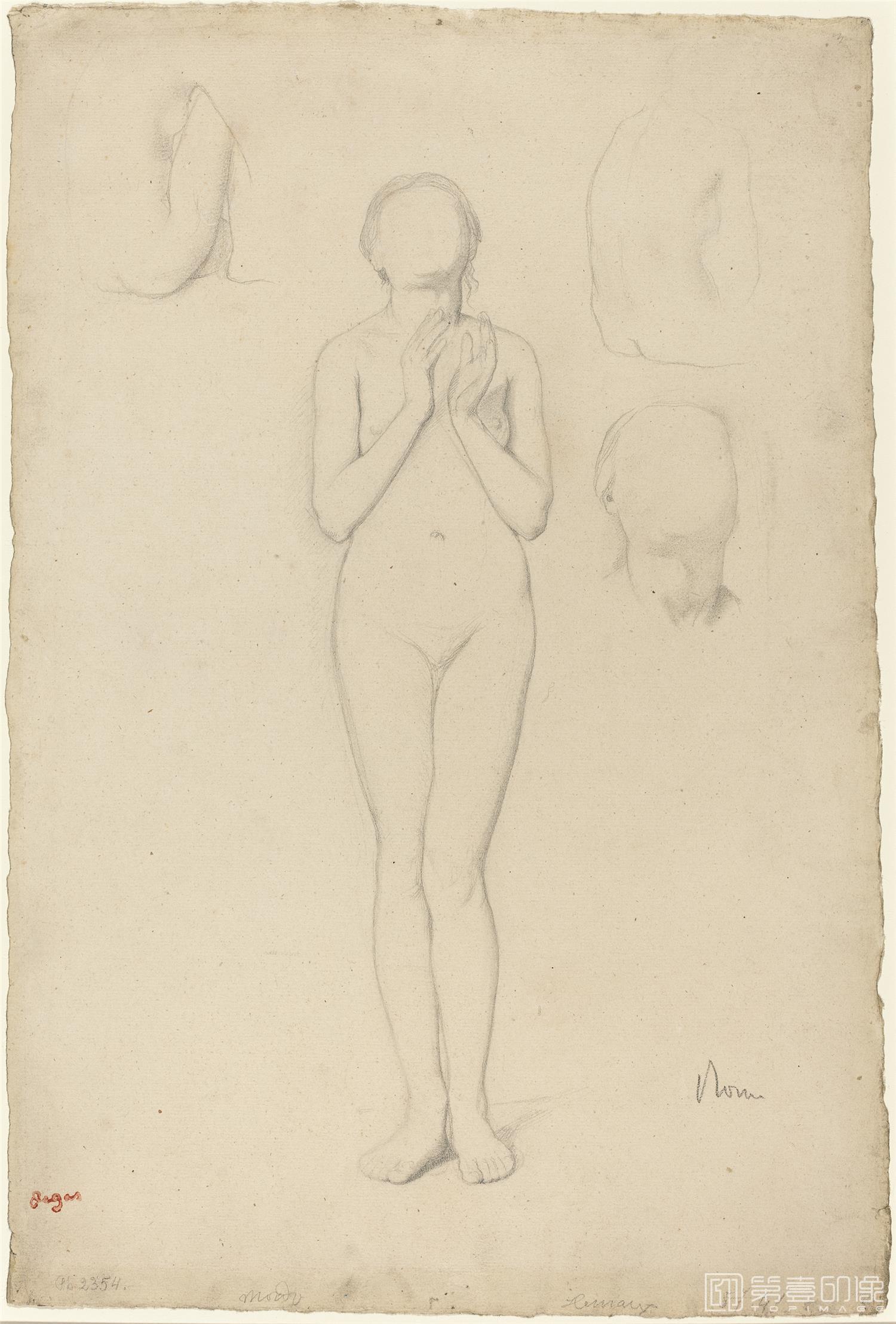 速写-美国华盛顿国立美术馆素描藏画-1903