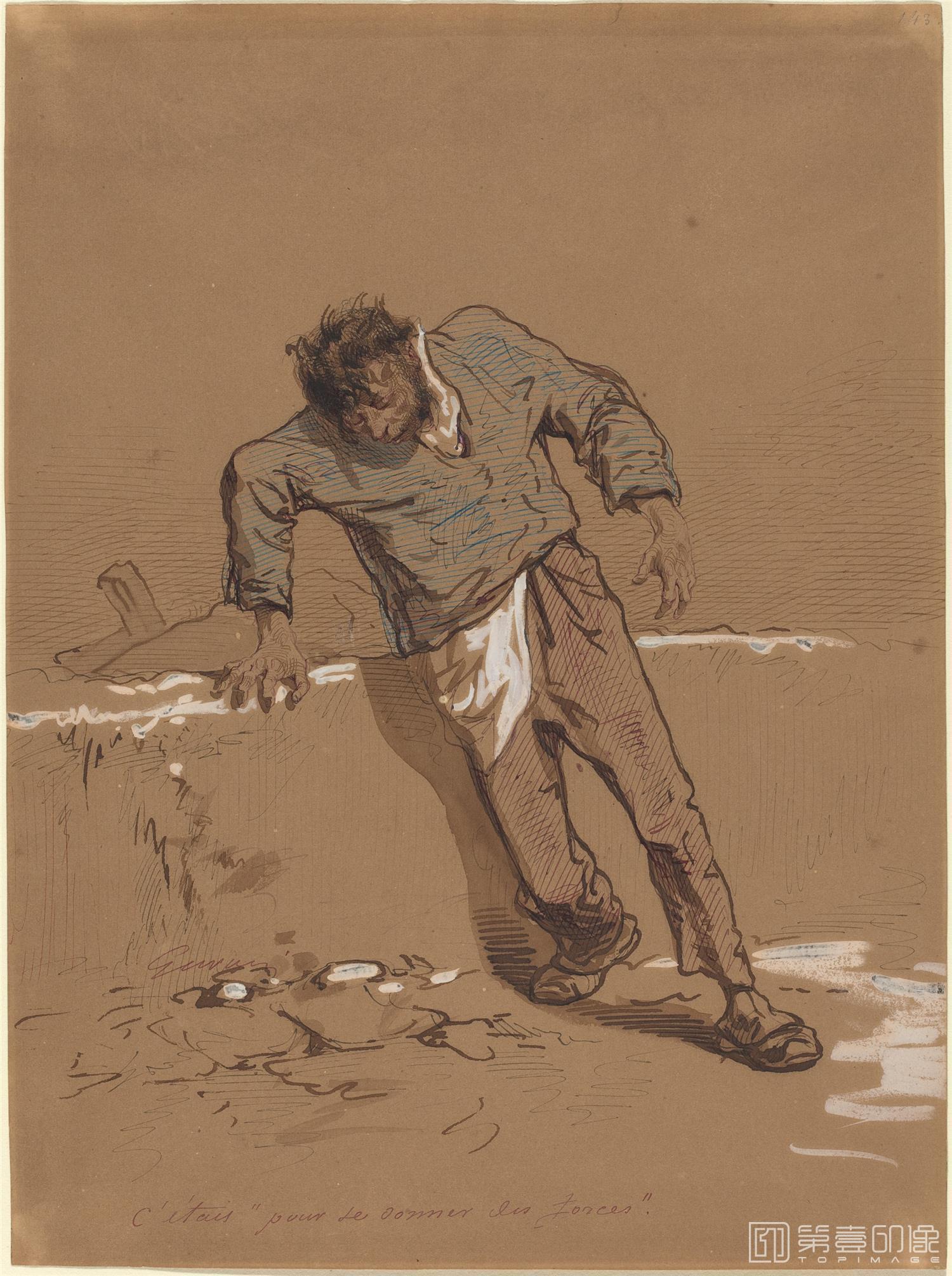 素描-美国华盛顿国立美术馆素描藏画-1909