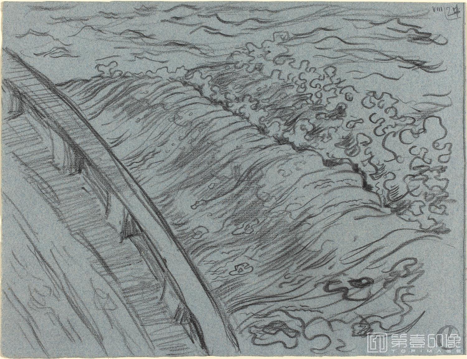 速写-美国华盛顿国立美术馆素描藏画-1989