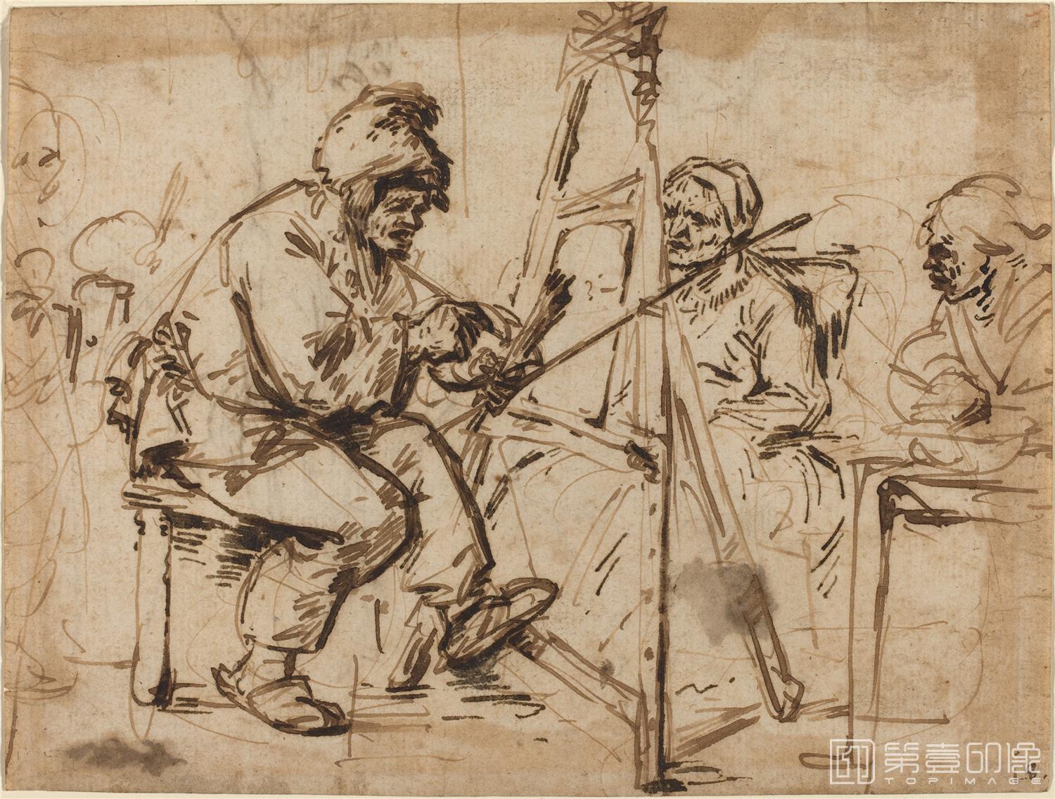 素描-美国华盛顿国立美术馆素描藏画-2417