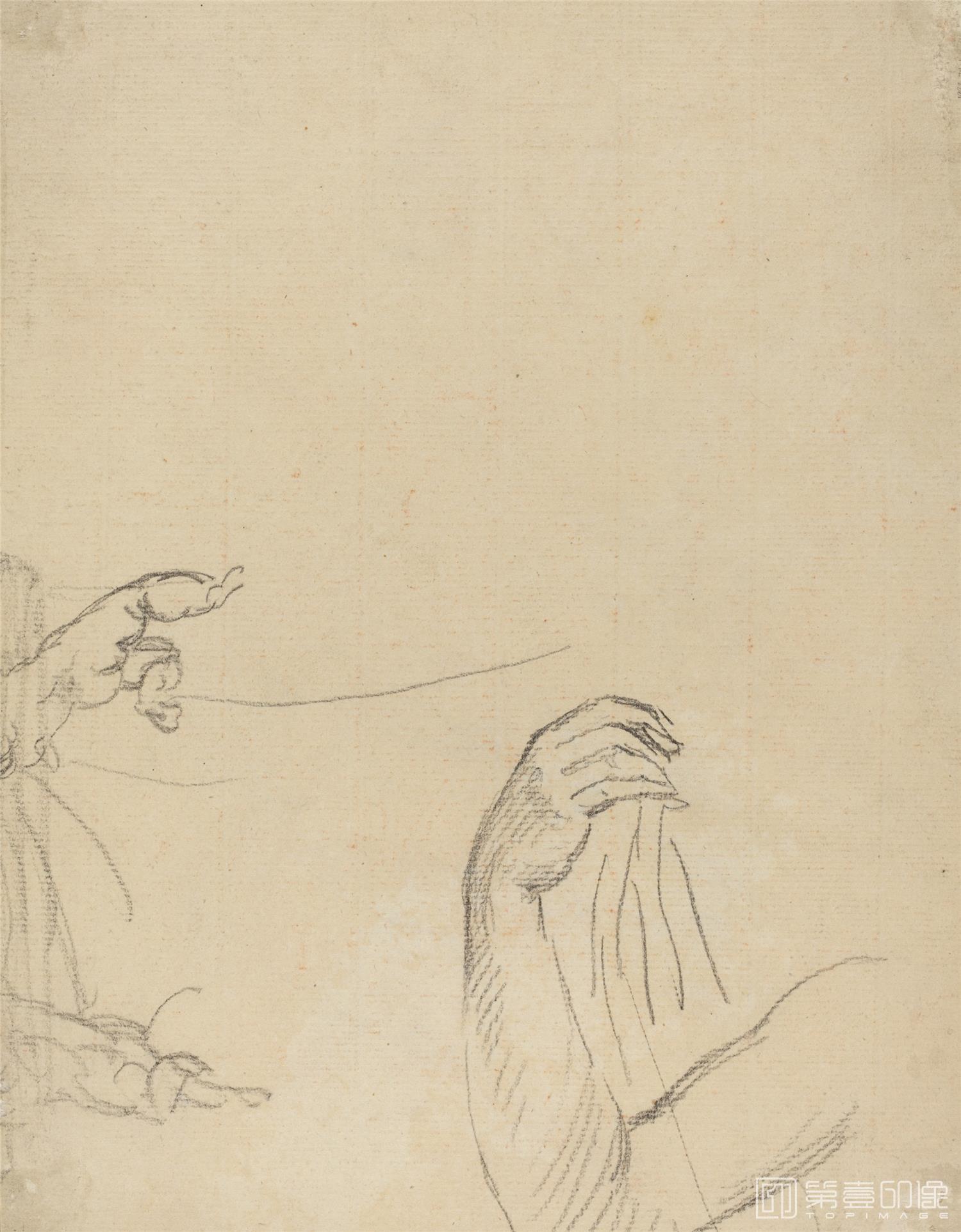 速写-美国华盛顿国立美术馆素描藏画-2734