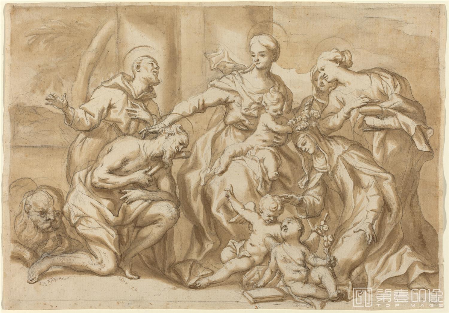 素描-美国华盛顿国立美术馆素描藏画-2961