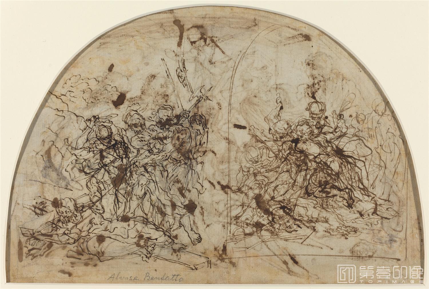 素描-美国华盛顿国立美术馆素描藏画-3101