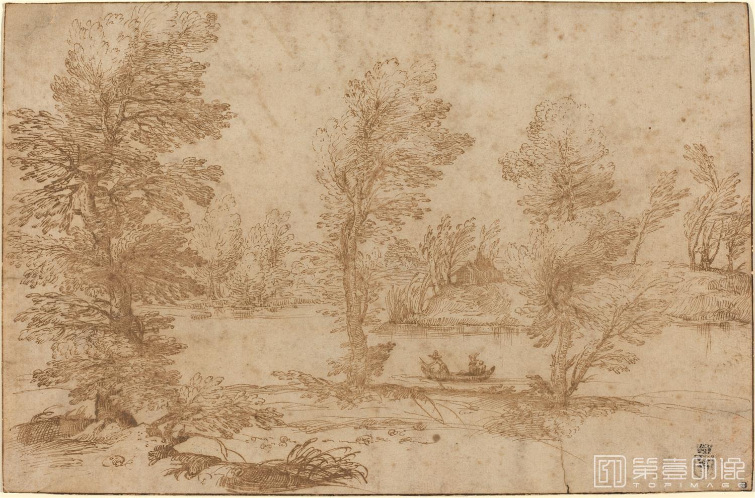 素描-美国华盛顿国立美术馆素描藏画-3135