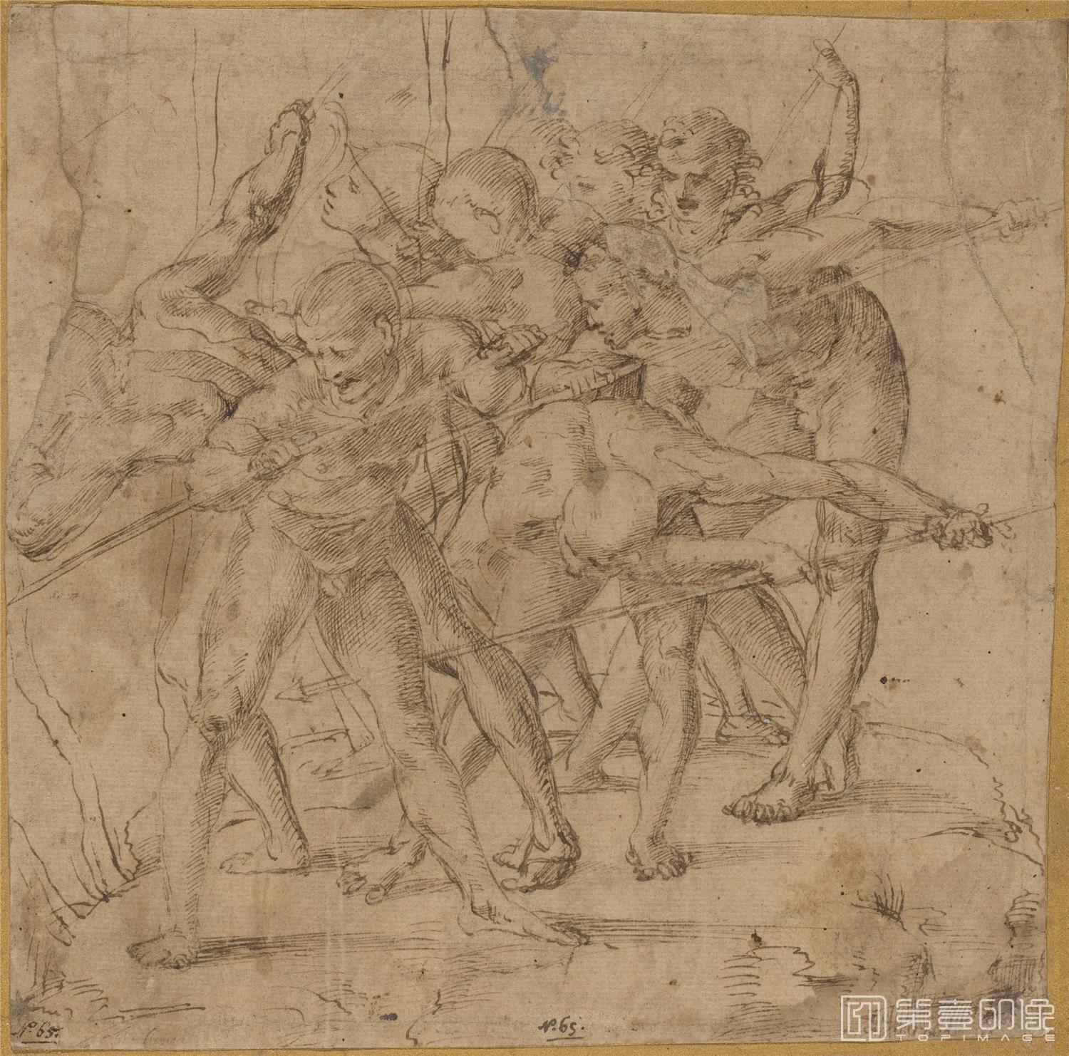 素描-美国华盛顿国立美术馆素描藏画-3145
