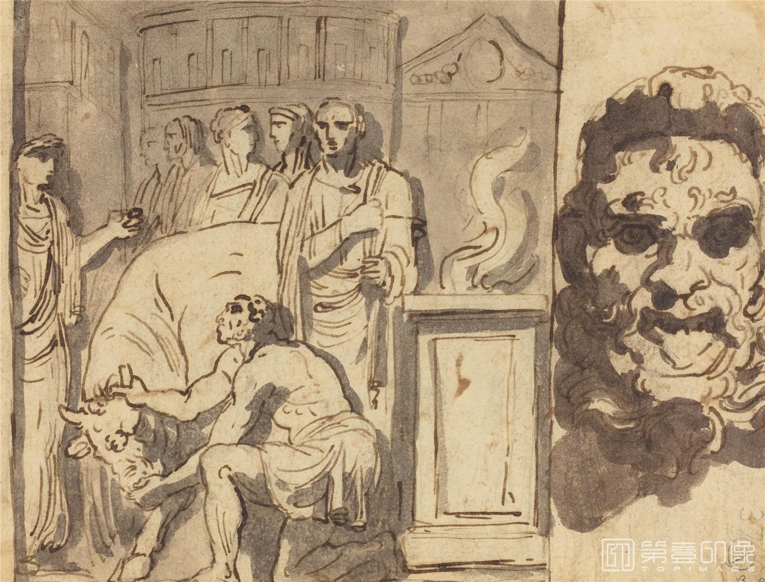 素描-美国华盛顿国立美术馆素描藏画-3176