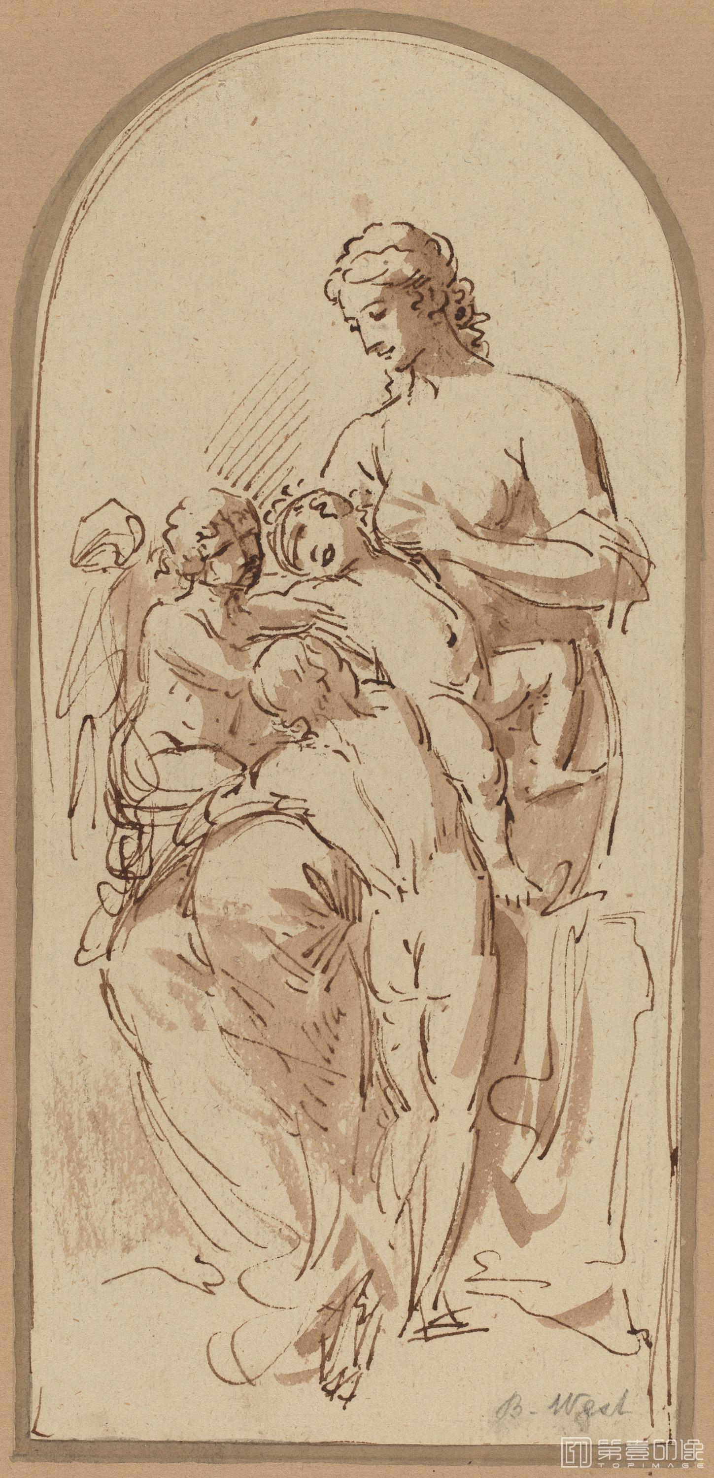 素描-美国华盛顿国立美术馆素描藏画-3538