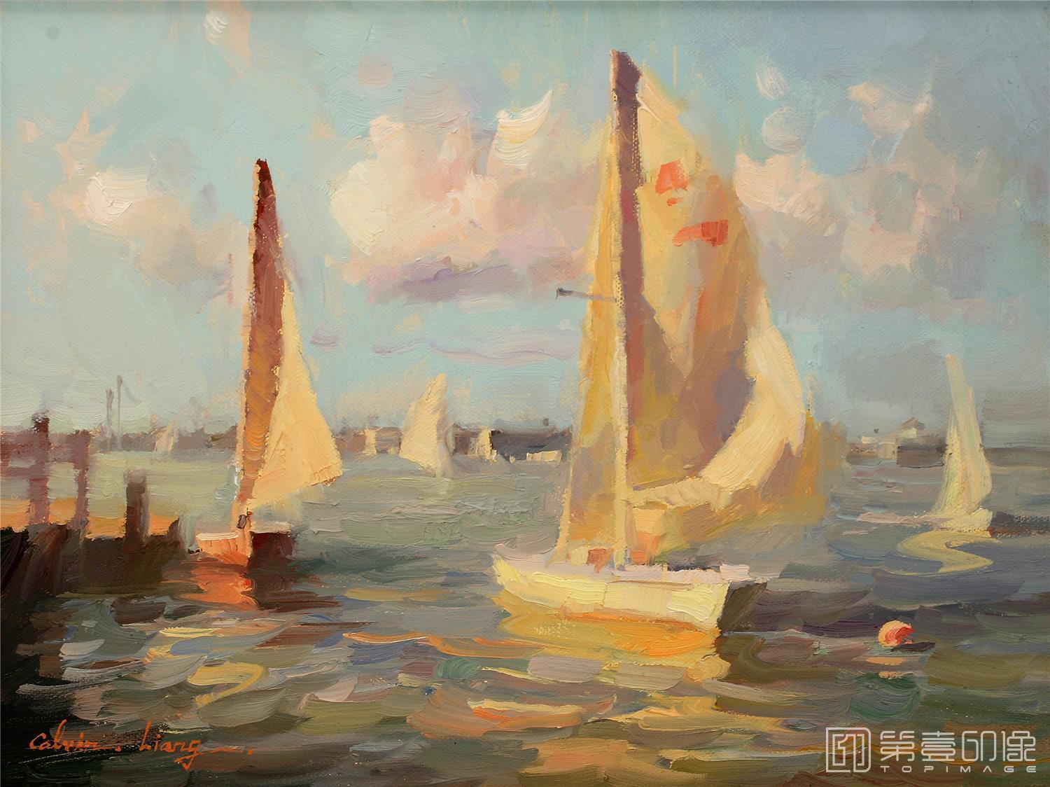 油画-近现代油画风景装饰画图集-104