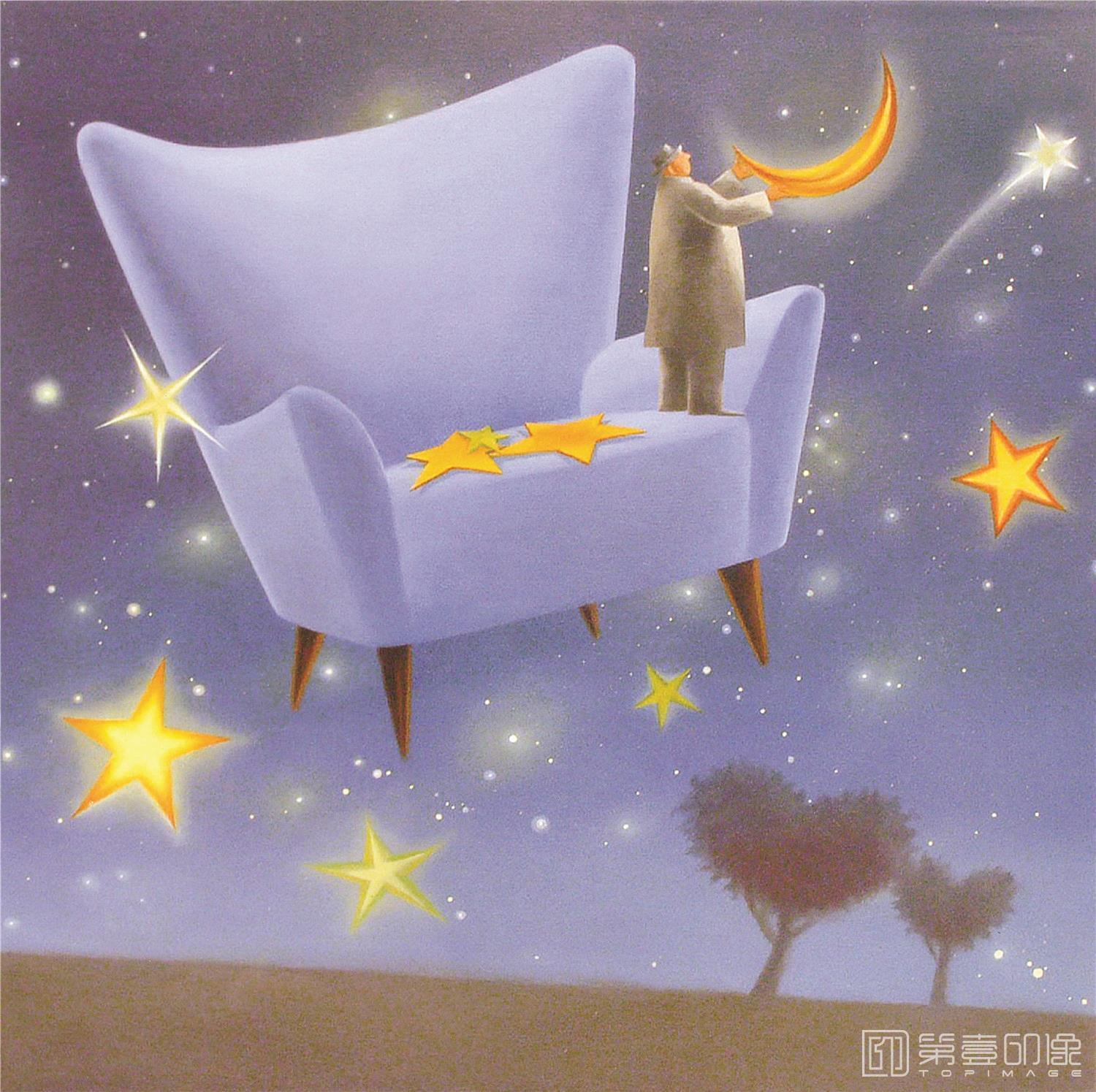 油画-梦幻夜空系列图集-08