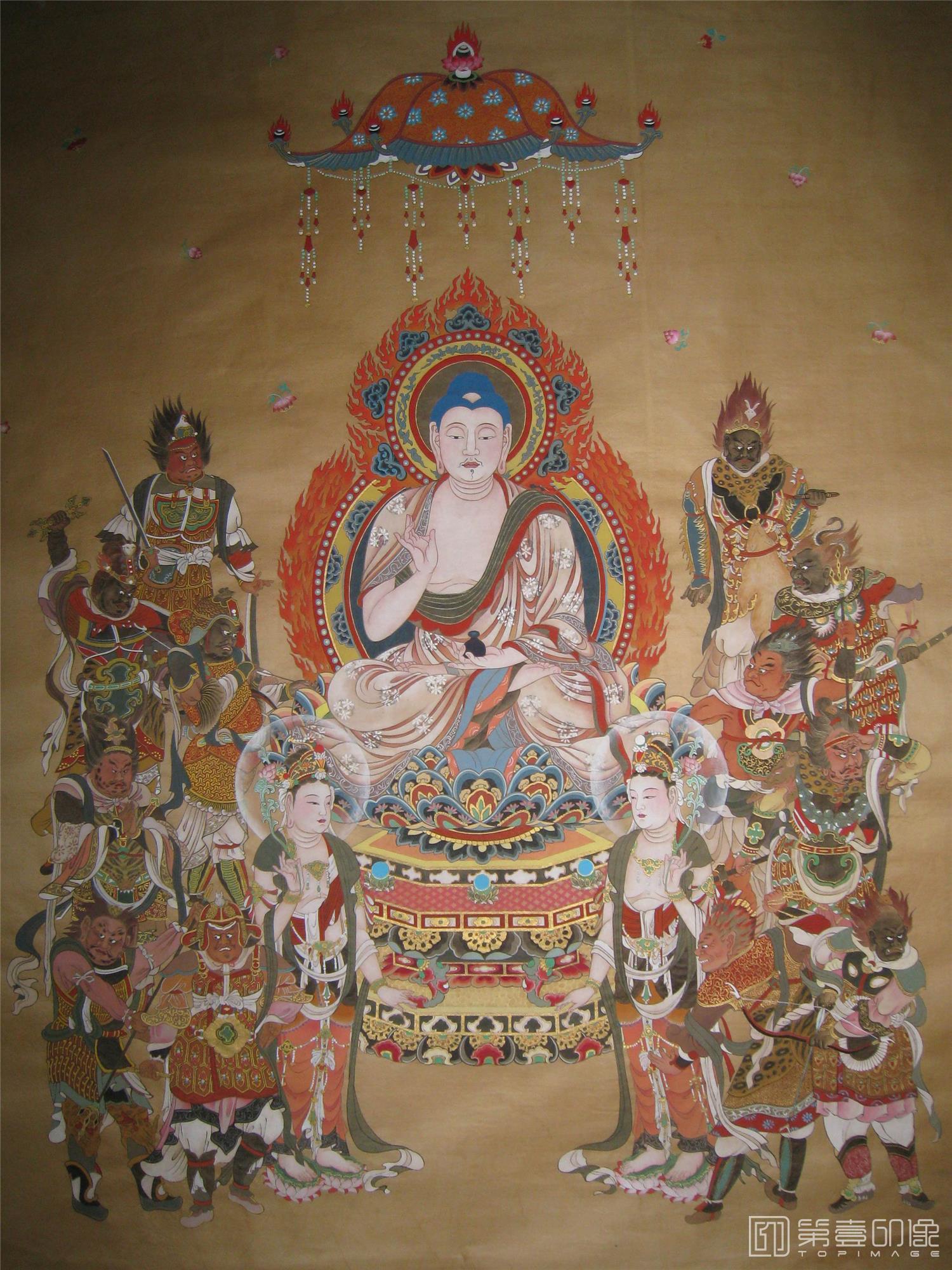 壁画-工笔国画-145