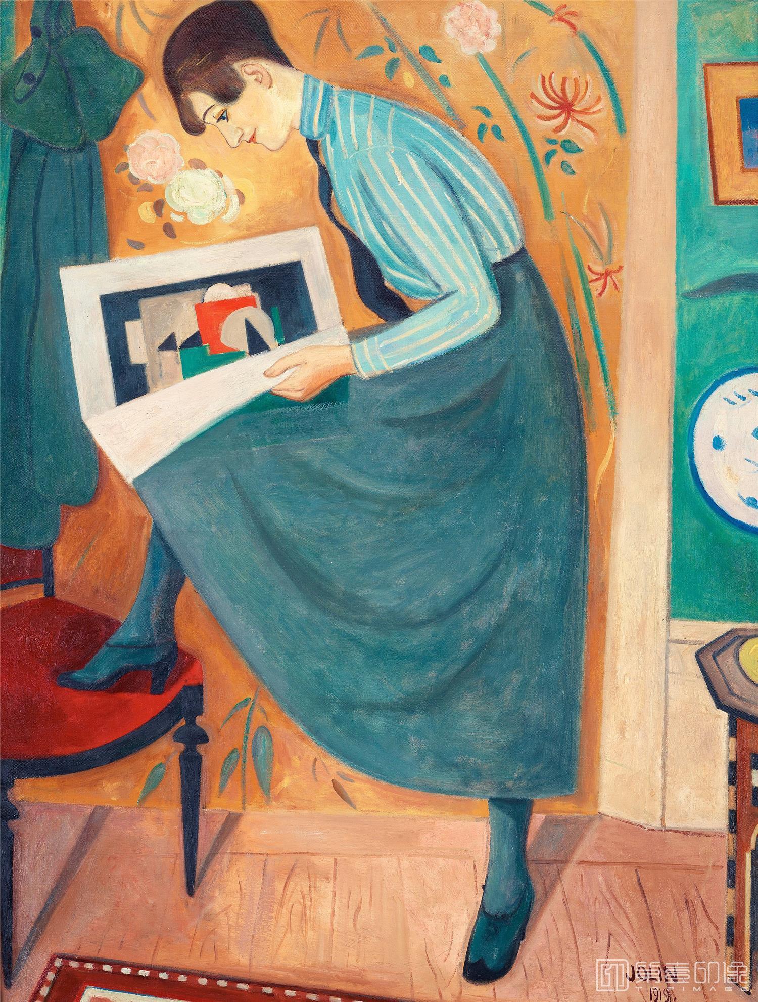 水彩画-欧美现代绘画作品高清图集-0224