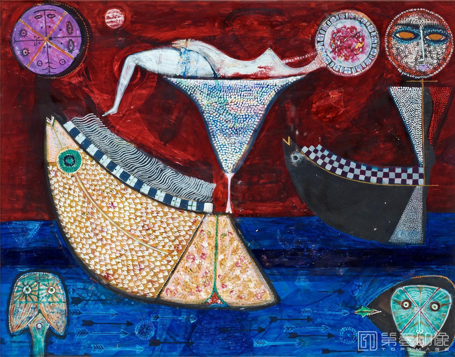 水彩画-欧美现代绘画作品高清图集-0785