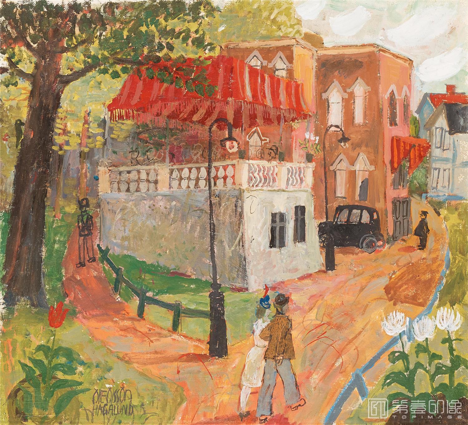 水彩画-欧美现代绘画作品高清图集-0856