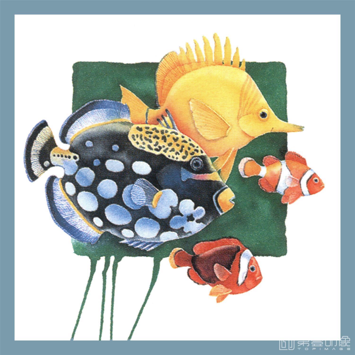 水彩画-素格锦饰图集-1580