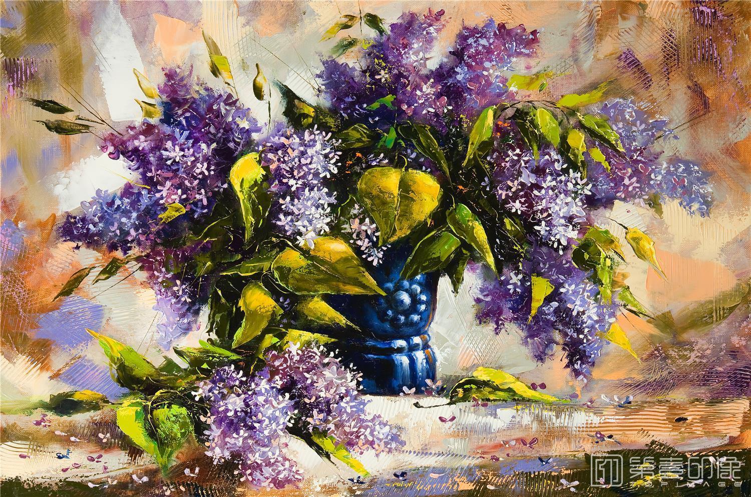 油画-行画风格装饰画高清图集-30